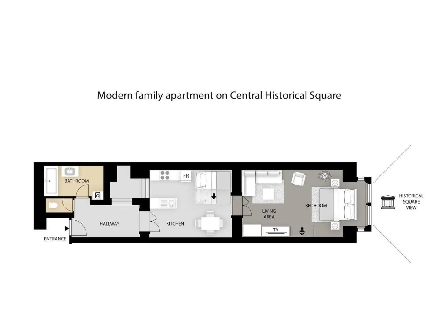 Modern Family Apt. With Central Square Entrance Hradec Kralove Luaran gambar